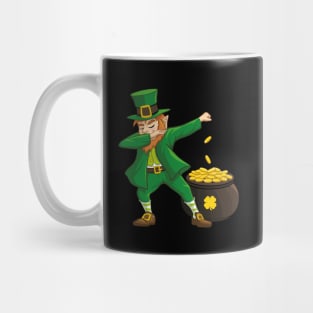 Dabbing Leprechaun St. Patricks Day Mug